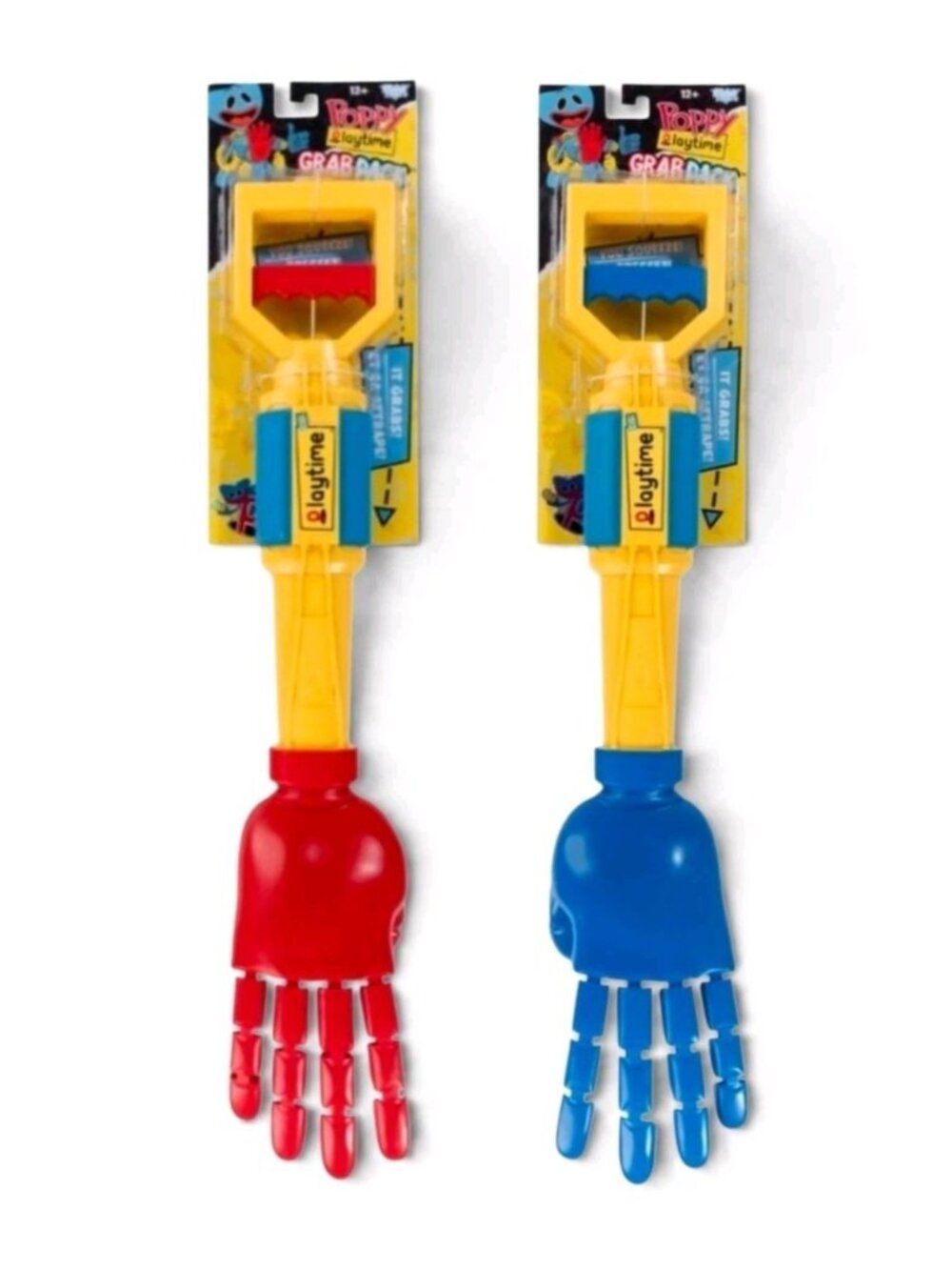 McFarlane Toys Poppy Playtime GrabPack Squeeze Grabber Red & Blue Hands Set